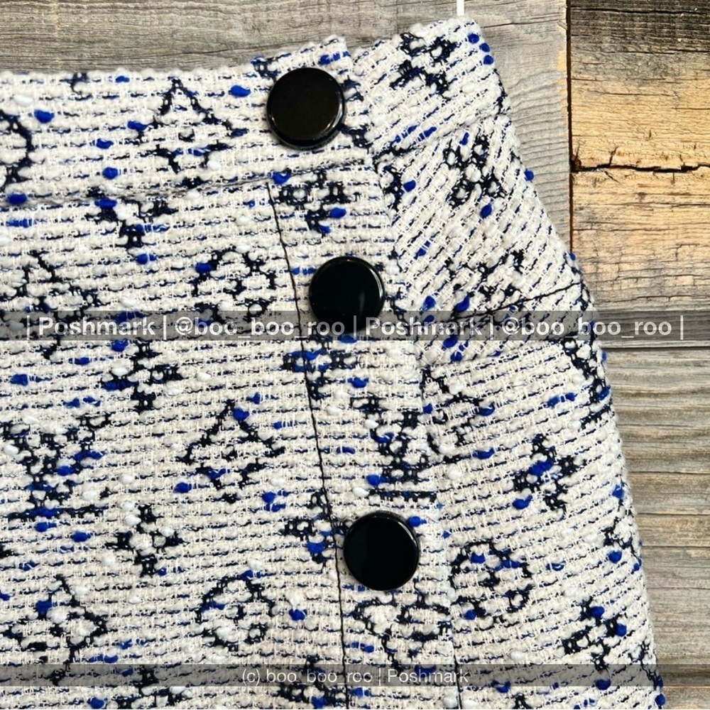 Louis Vuitton Monogram Logo Print, Mini Skirt, Ready-to-Wear, white & blue - Picture 3 of 15